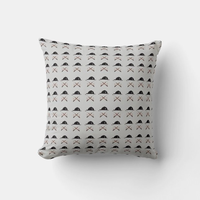 Coussin de lancer casque et cravache d'équitation (Recto)