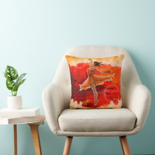 Coussin de lancer de ballerine Balletcore – Décora