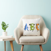 Coussin de lancer de lettre ABC (Chaise)