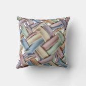 Coussin de lancer de motif tissé (Verso)