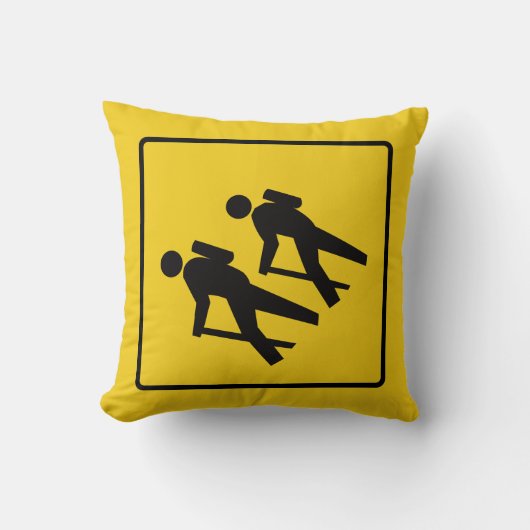 Coussin de lancer de panneau de signalisation rout (Recto)
