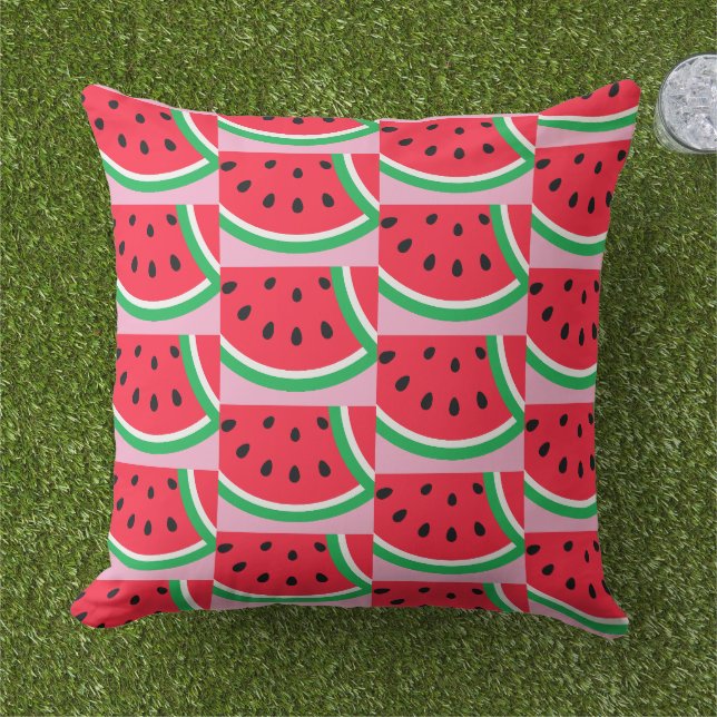 Coussin de lancer de pastèque extérieur (Herbe)