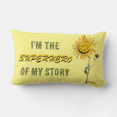 Coussin de lancer de super-héros par Poet Adiela A (Verso)