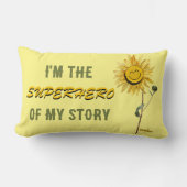 Coussin de lancer de super-héros par Poet Adiela A (Recto)