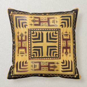Coussin de lancer des esprits tribaux africains