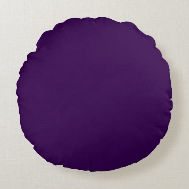 coussin de lancer élégant violet profond (Devant)