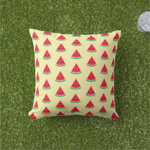 Coussin de lancer extérieur pastèque
