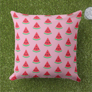 Coussin de lancer extérieur pastèque