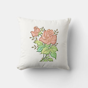 Coussin de lancer floral