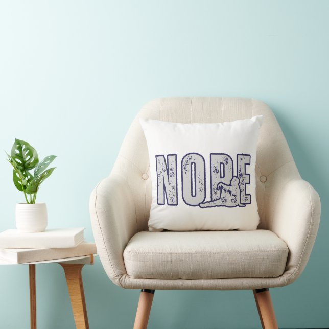 Coussin de lancer NON – Coussin d'humeur drôle min (Chaise)