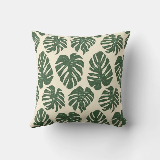 Coussin de lancer Oasis vert (Verso)