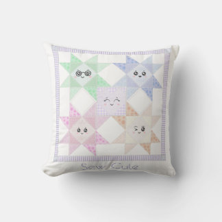 Coussin de lancer « Sew happy »