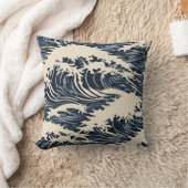 Coussin de lancer vague japonaise (Couverture)
