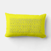 Coussin de langue des signes américaine ASL Jaune (Verso)