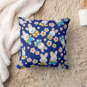 Coussin de lapins de cartons mignons (Couverture)