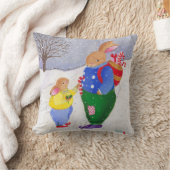 Coussin de lapins de neige (Couverture)