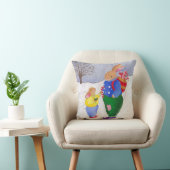 Coussin de lapins de neige (Chaise)