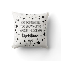 Coussin de l'arbre de Noël avec citation inspirant