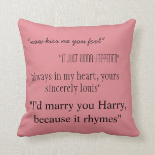 Coussin de Larry Stylinson (j'embarque lui et des