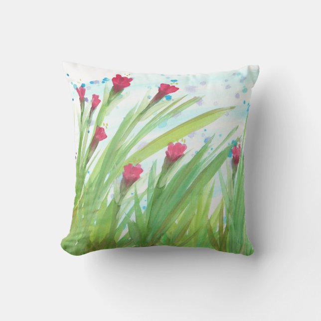 Coussin de l'artiste aquarelle (Recto)