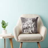 Coussin de l'effet marbre (Chaise)
