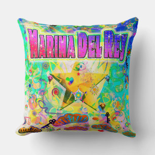 Coussin de l'heure de Marina Del Rey