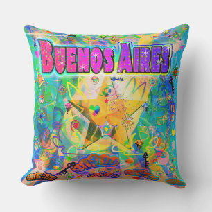 Coussin de l'heure d'époque de Buenos Aires