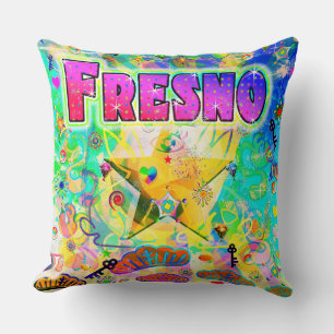 Coussin de l'heure d'époque de Fresno