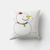 Coussin de l'homme de neige (Verso)