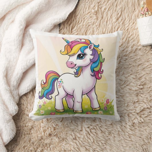 Coussin de licorne de bébé (Couverture)