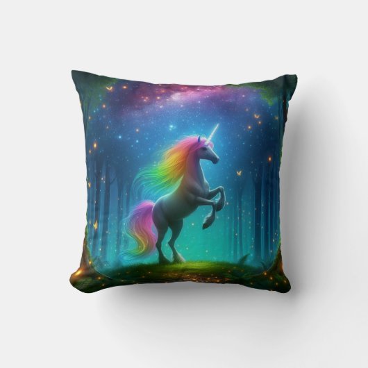 Coussin de licorne magique, coussin de licorne pou (Recto)