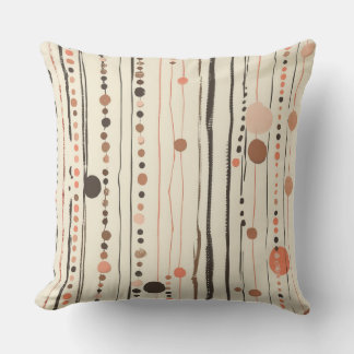 Coussin de ligne Polka minimaliste moderne - Sorti
