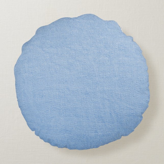 Coussin de linge de toilette bleu (Dos)