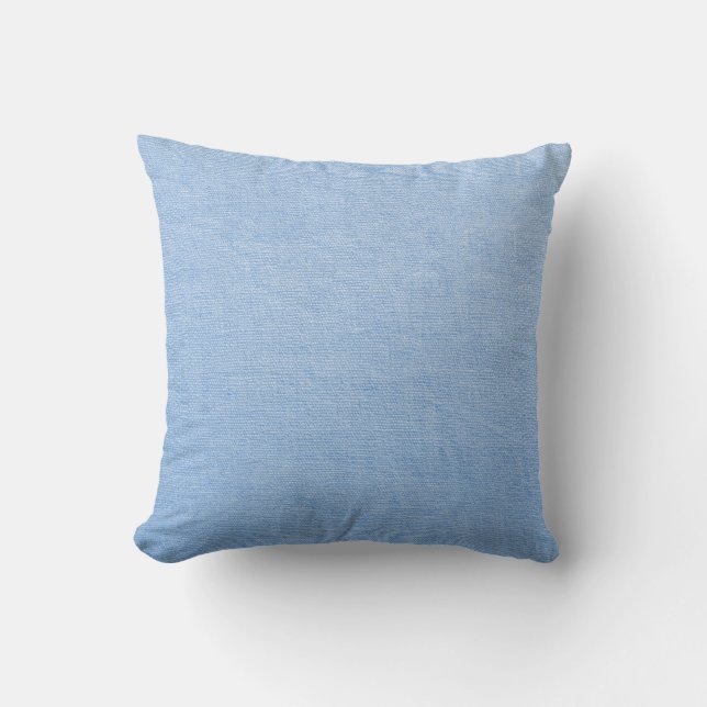 Coussin de linge de toilette bleu (Recto)