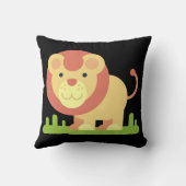 coussin de lion jungle (Verso)