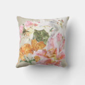 Coussin de lis d'aquarelle (Verso)