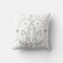Coussin de livre de coloriage céleste | Pierres pr