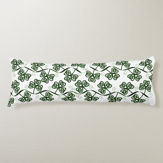 Coussin de l'organisme de défilement de trèfle irl (Devant)