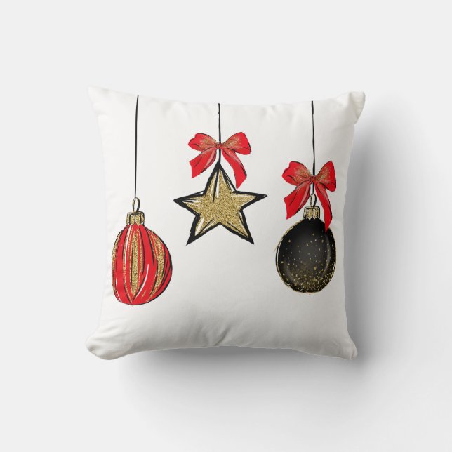 Coussin de l'ornement de Noël (Recto)