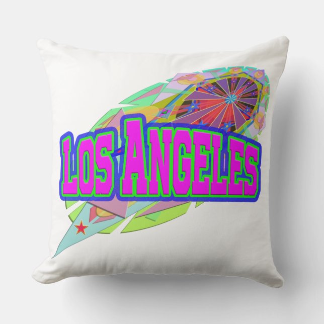 Coussin de Los Angeles Future (Recto)