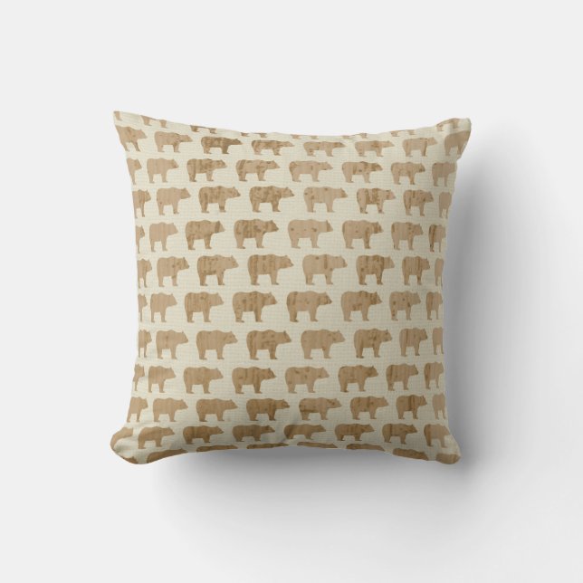 Coussin de l'ours des bois (Recto)