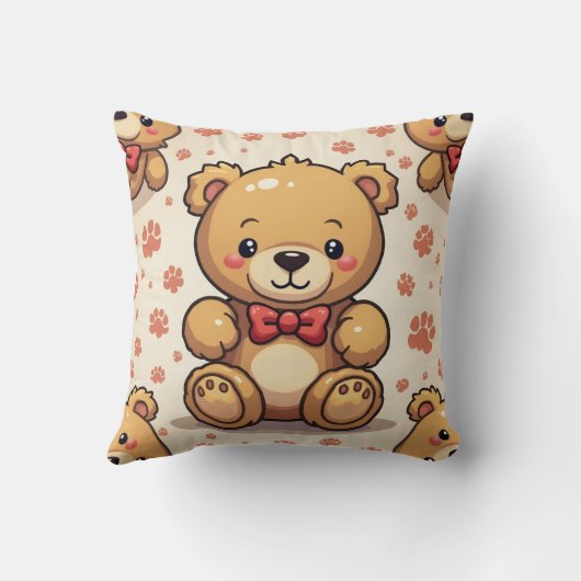 Coussin de l'ours en peluche (Verso)