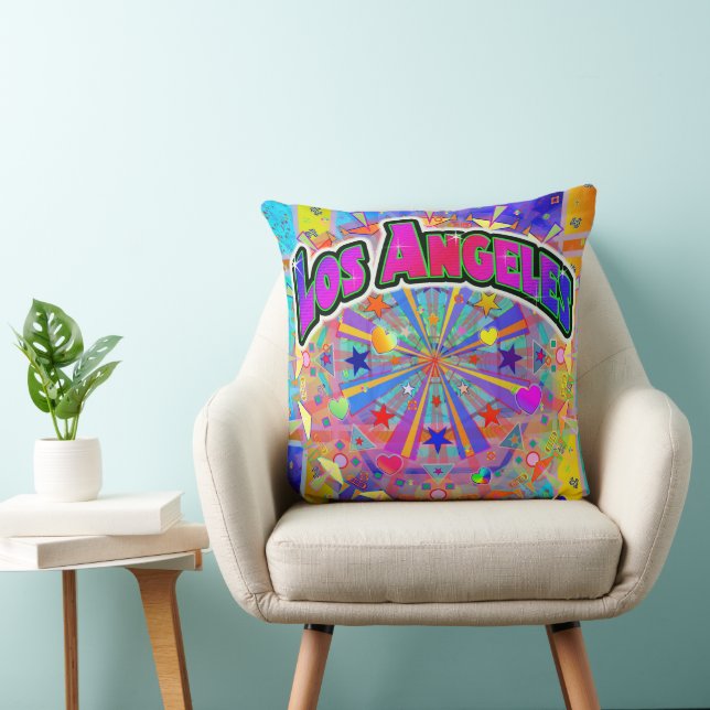 Coussin de l'unité cosmique de Los Angeles (Chaise)