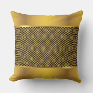 Coussin de luxe doré