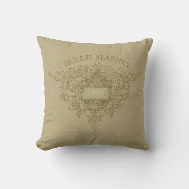 Coussin de Maison de belle - beige (Recto)