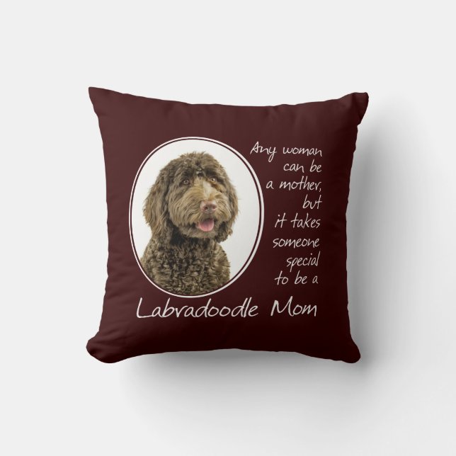 Coussin de maman de Labradoodle (Recto)