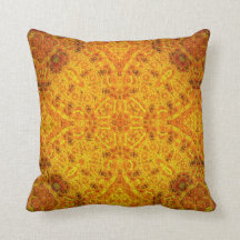 Coussin de mandala de "Orangemental"