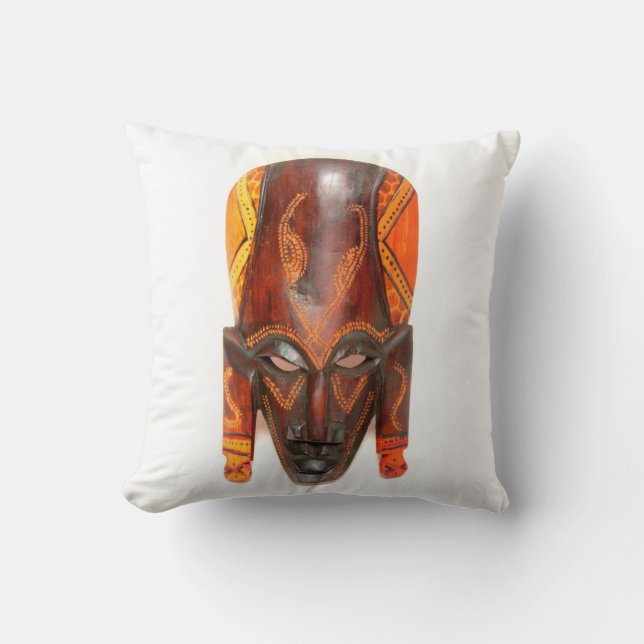 coussin de masque africain (Recto)