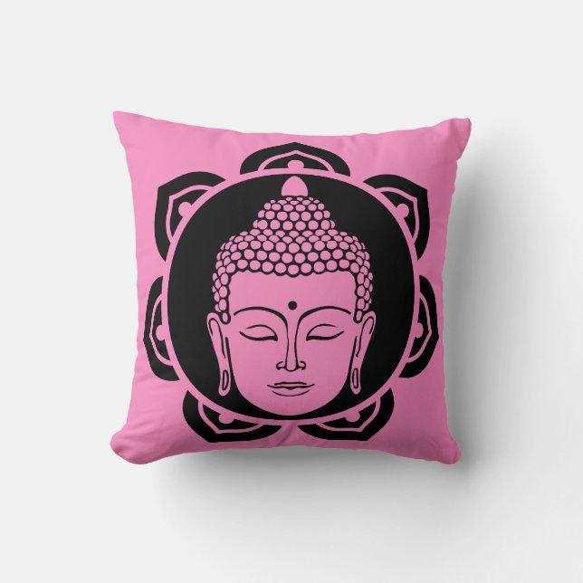 Coussin de méditation de la tête de bouddha (Recto)