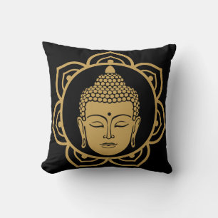 Coussin de méditation de la tête de bouddha
